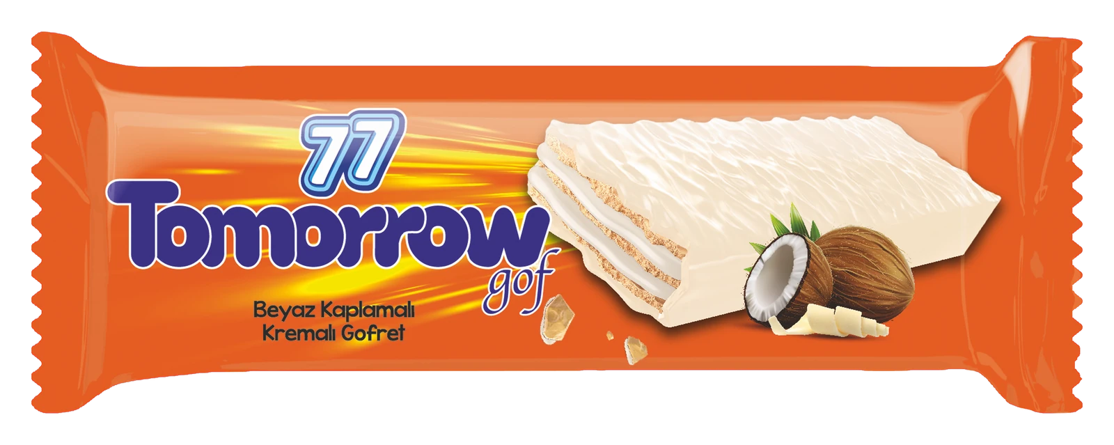 Tomorrow Gof Beyaz Kaplamalı Kremalı Gofret