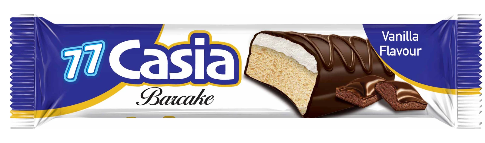 Casia Barcake Kakao Kaplamalı Vanilya Soslu Kek