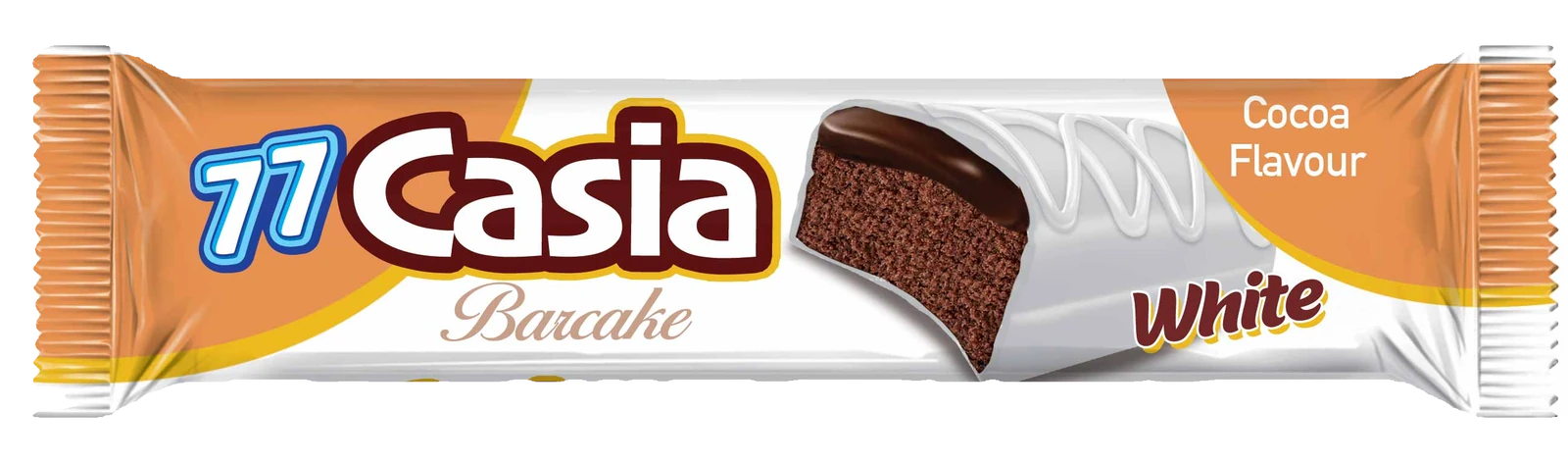 Casia Barcake Beyaz Kaplamalı Kakao Soslu Kakaolu Kek