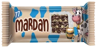 77 Mardan Beyaz Kaplamalı Kakao Kremalı Gofret