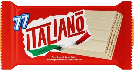 Italiano Beyaz Kaplamalı Kremalı Gofret