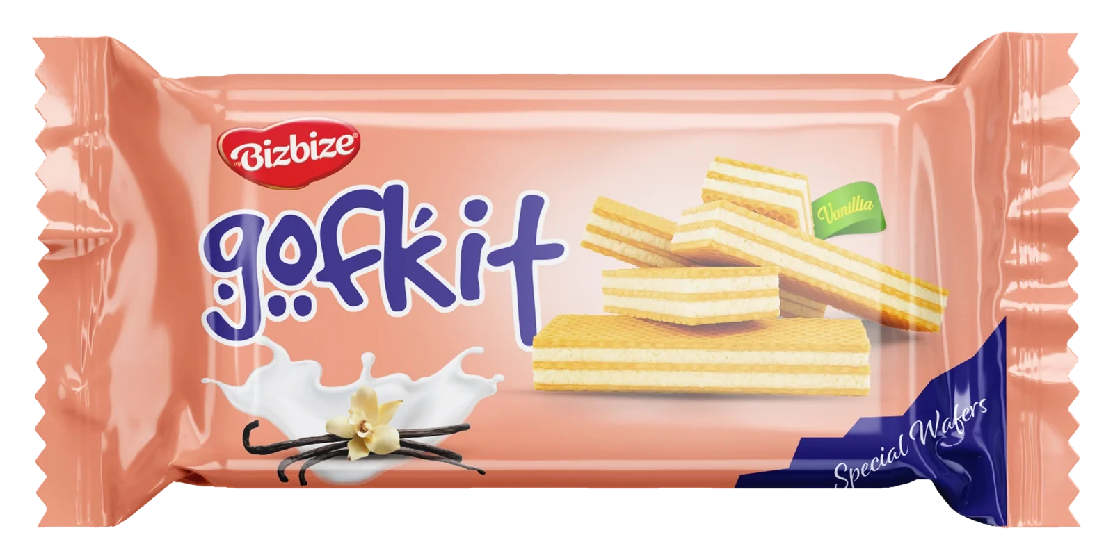 Gofkit Vanilya Aromalı Kremalı Gofret
