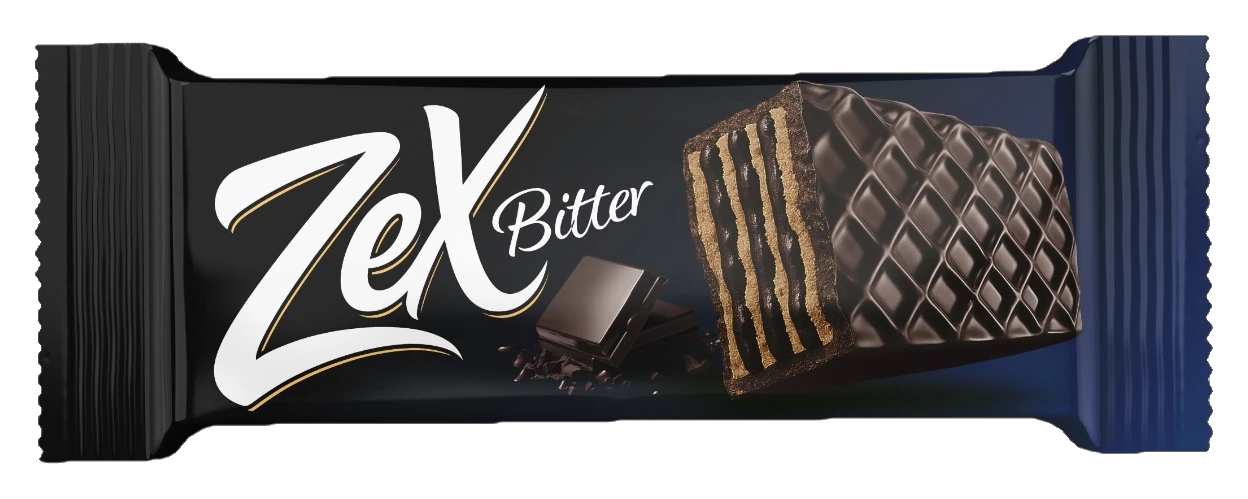 Zex Bitter Çikolata Kaplamalı Kakao Kremalı Gofret