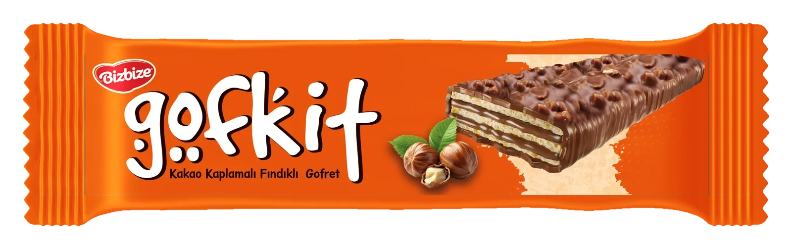 Gofkit Kakao Kaplamalı Fındıklı Gofret