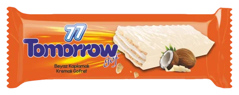 Tomorrow Gof Beyaz Kaplamalı Kremalı Gofret