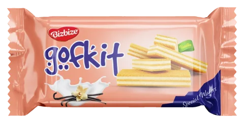 Gofkit Vanilya Aromalı Kremalı Gofret