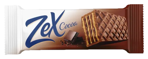 Zex Cocoa Çikolata Kaplamalı Kakao Kremalı Gofret