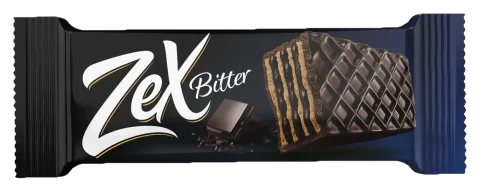 Zex Bitter Çikolata Kaplamalı Kakao Kremalı Gofret