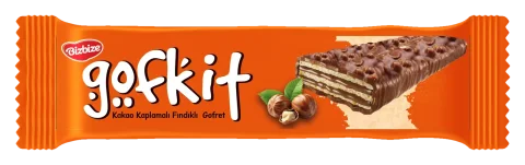 Gofkit Kakao Kaplamalı Fındıklı Gofret